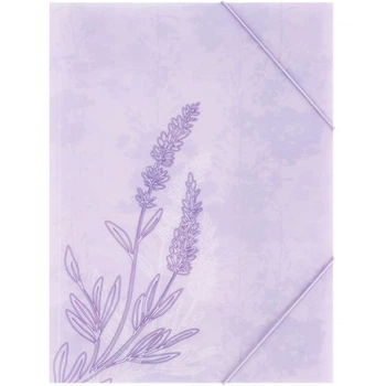 Папка на гумках А4+ AXENT 1509-37-A Lavender-2 /1509-37-A/