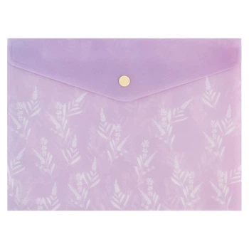 Папка на кнопці А5+ AXENT 1496-38-A Lavender-3 (12) /1496-38-A/