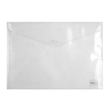Папка на кнопці А4 BUROMAX 3926-00 прозора (6) /BM.3926-00/