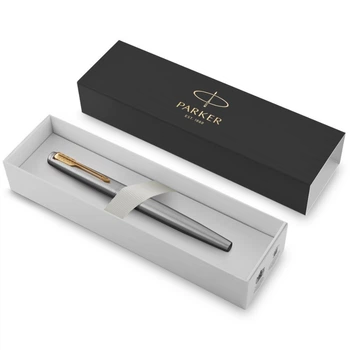 Ручка капілярна PARKER 16 022bl "Jotter" сталь з позол. в подар. уп. /16 022bl/