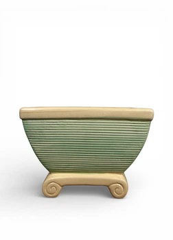 Кашпо-органайзер керамический зеленый DECOWARE Fine Pottery 16*9*11 см (DB000-38002)