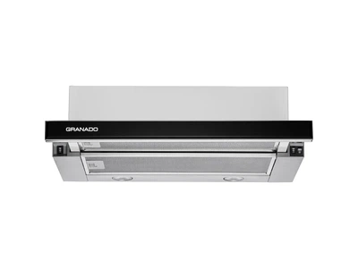 Витяжка телескопічна GRANADO Telde 603-700 Inox black glass