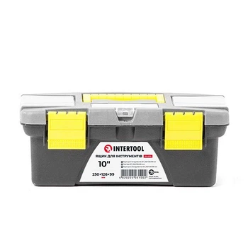 Ящик для інструментів INTERTOOL 10" 250х126х99мм (BX-0310)
