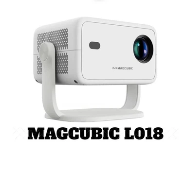 Проектор MAGCUBIC L018 4K 1/8GB, Native 1080P, Android 14, 900 ANSI, Автофокус, WiFi6 + BT5.2 Домашний кинотеатр
