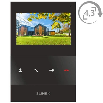 Видеодомофон Slinex SQ-04 black, экран 4"