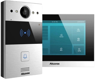 Комплект відеодомофону Akuvox C313W-2/R20A-2