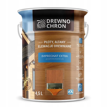 Просочення для дерева Drewnochron Impregnat Extra білий 4.5л