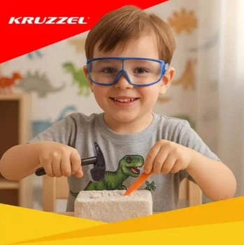 Детский игровой набор для раскопок динозавров 6 в 1 Kruzzel 26422 «Юный палеонтолог» настольная детская игрушка подарок для ребенка