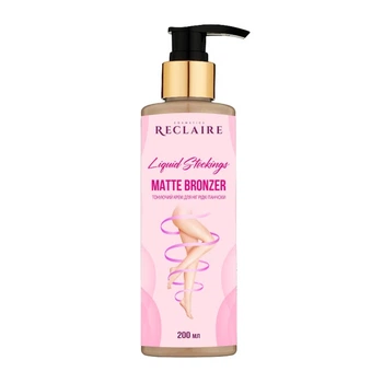 Тонуючий крем для ніг Рідкі панчохи Reclaire cosmetics 200 мл Rc2069