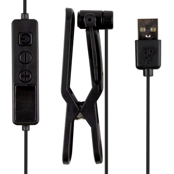 Автоклікер USB з прищіпкою довжина кабелю (близько 90см/35,43 дюйма) з LED дисплеєм Black