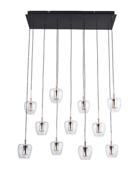 Люстра Zuma Line Nelson LED 11x33W 3000K 3900Lm IP20 золотая