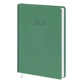 Щоденник датований Поліграфіст кишеньковий Vivella зелений (242-P-2040)