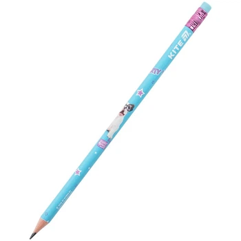 Карандаш графитовый с резинкой круглый НВ sp26-056 KITE