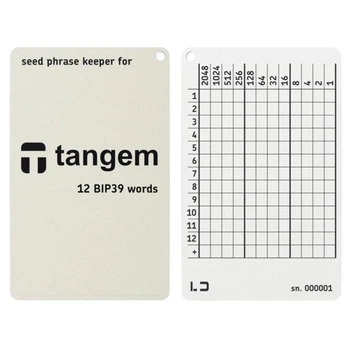 Мнемонічний планшет Lapua Seed phrase keeper for Tangem 12+1 BIP39 слів 2 шт (LSPKT)
