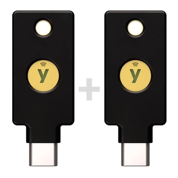 Апаратні ключі Yubico Yubikey 5C NFC USB Type-C набір з 2 шт (683070-2)