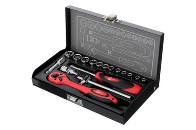 Набор инструмента Intertool 1/4" 17 ед. (ET-6017)