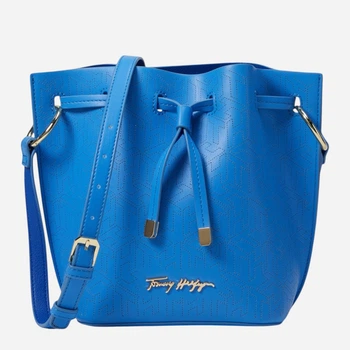 Сумка кросс-боди через плечо женская средняя Tommy Hilfiger 942413045 Голубая (1159855236)