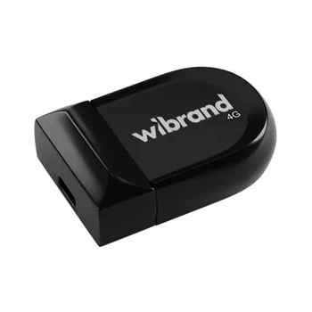 USB флеш накопитель Wibrand 4GB Scorpio Black USB 2.0