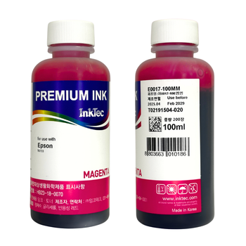 Водорозчинне чорнило InkTec, серія: E0017, для принтерів EPSON (Dye – MAGENTA – 100мл)