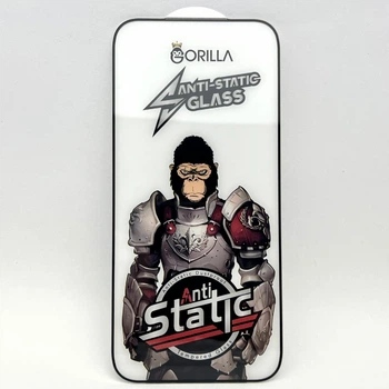 Защитное стекло Gorilla ESD на Apple iPhone 17 PRO глянец Antistatic для айфон Full glue glass 6.3 защита динамика