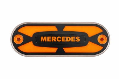 Фонарь габаритный неоновый желтый с логотипом Mercedes L0543Y