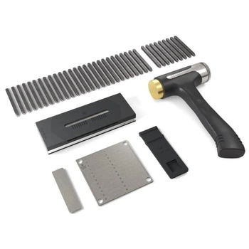 Титановый набор для сид-фразы Stamp Seed Deluxe Titanium c молотком, 24 слова (SS-KIT-HB)