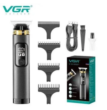 Триммер для стрижки волос VGR V-985 беспроводный Черный
