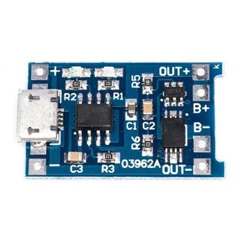Зарядное устройство для Li-Po с защитой (TP4056 1A Lipo Battery Charging Board) - 352680