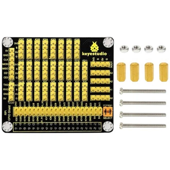 Плата расширения GPIO АЦП/ЦАП шилд с PCF8591 для Raspberry Pi от Keyestudio - 574308