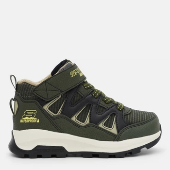 Детские демисезонные ботинки для мальчика Skechers Storm Blazer 406377L OLBK 30 Оливковые (199025278706)