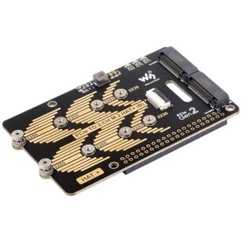 Адаптер PCIe to 2 х M.2 HAT+ для Raspberry Pi 5 - 553470