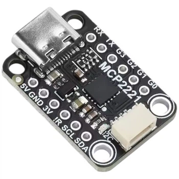 Универсальный USB адаптер GPIO ADC I2C UART на MCP2221A - 592923