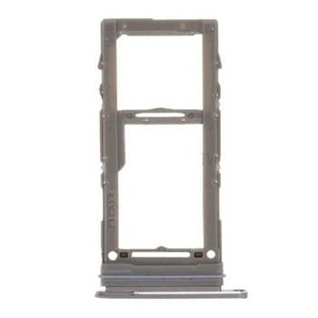 Держатель SIM-карты Samsung G980 Galaxy S20 / G981 Galaxy S20 5G / G985 Galaxy S20 Plus / G986 Galaxy S20 Plus / G988 Galaxy S20 Ultra, С разъемом на карту памяти, Серый - 213736