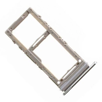 Держатель SIM-карты Samsung G980 Galaxy S20 / G981 Galaxy S20 5G / G985 Galaxy S20 Plus / G986 Galaxy S20 Plus / G988 Galaxy S20 Ultra, С разъемом на карту памяти, Серый - 213497