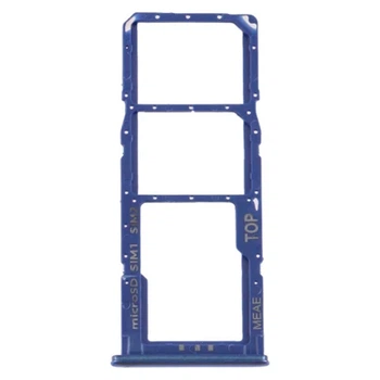Держатель SIM-карты Samsung M515 Galaxy M51, С разъемом на карту памяти, Синий - 564662
