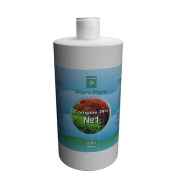 Полное комплексное удобрение для аквариумных растений Ptero Flora Complex Pro №1 2в1, 1л