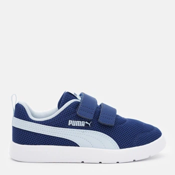 Дитячі кеди для хлопчика Puma Courtflex V3 Mesh PS 39808519 33 (1UK) Blue Jewel-Lucite (4069161782688)