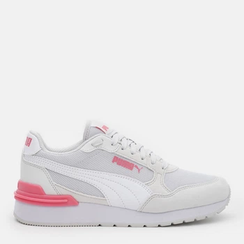 Підліткові кросівки для дівчинки Puma ST Runner v4 Mesh Jr 39987616 35.5 (3UK) Feather Gray-Puma White-Magic Rose (4069161855337)
