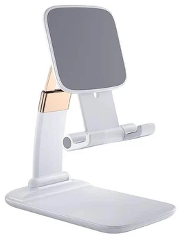 Підставка для телефону/планшета ESSAGER Knight Foldable Desk Mobile Phone Holder Plastic Stand White (EZJZM-QSSJ02)