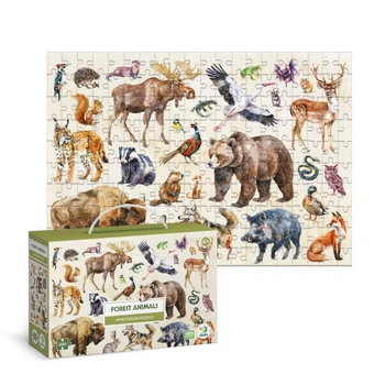 Дитячий пазл "Лісові тварини" 300638, 200 елементів DoDo Toys 300638