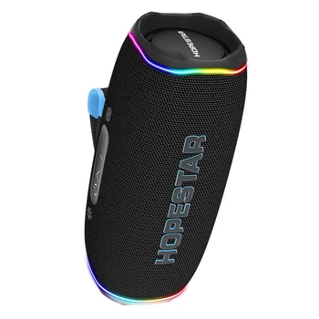 Портативна бездротова Bluetooth HOPESTAR P7 Pro 46W, 5200mAh Чорна