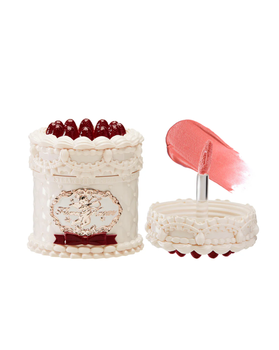Мусова помада для губ Flower Knows (Флавер Ноуз) Strawberry Cupid Cake Lip Cream матова 5 мл — відтінок V02 Souffle
