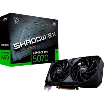 Відеокарта MSI GeForce RTX 5070 12G SHADOW 2X OC (G5070-12S2C) EU [135646]