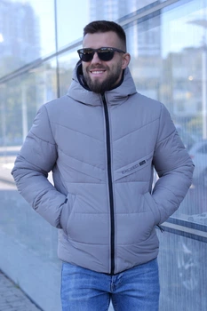 Мужская зимняя куртка Riccardo PN XL серая