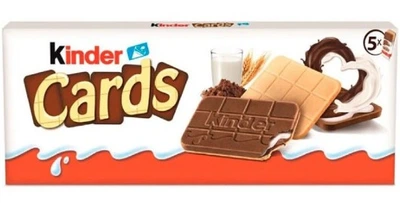 Вафлі Kinder Cards 128 г