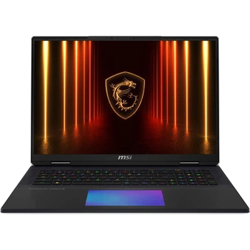 Ноутбук MSI Titan 18 HX AI A2XWIG Core Black 18" Mini LED 3840x2400 120 Гц / Intel Core Ultra 9 285HX / NVIDIA GeForce RTX 5080 16 ГБ / RAM 64 ГБ / DDR5 / SSD 4 ТБ / Windows 11 Pro / 3.6 кг (A2XWIG-616US)