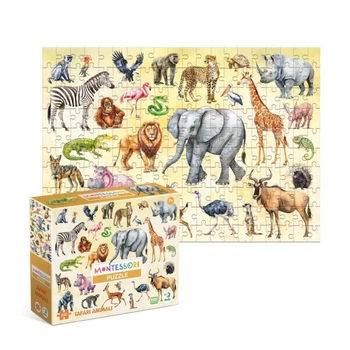 Дитячий пазл "Тварини Сафарі" DoDo Toys 300637, 200 елементів