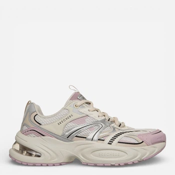 Женские кроссовки Skechers 177606 NTPK 37 (7US) 24 см Белый/Розовый (198739054231)