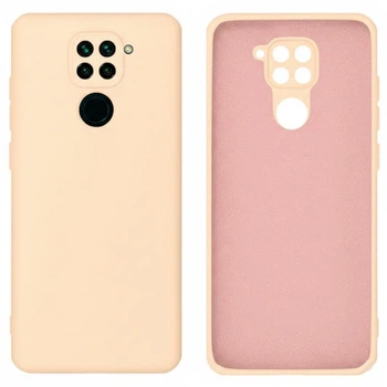 Чохол Silicone Case for Xiaomi Redmi Note 9 Cream