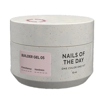 Гель Nails Of The Day для наращивания ногтей Builder Gel 06, 15 мл